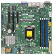 MB Supermicro X11SSL-F, 1x LGA 1151, Intel® C232, Intel® 6th Gen E3-1200 v5/ Core i3, Pentium, Celeron processors, 4xDIMM DDR4 ECC UDIMM  (up to 64GB), 1x PCI-E 3.0 x8 (in x16) + 1 PCI-E 3.0 x4 (in x8)+1 PCI-E 3.0 x8, 2GBLAN+1Mgmt LAN, 6x SATA 3.0 (6Gb/s), 5xUSB 3.0+6xUSB 2.0, mATX) , 